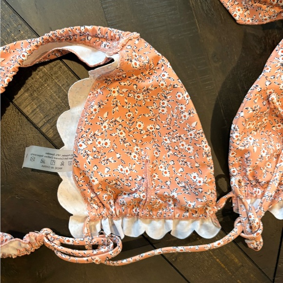 NWOT - SHEIN peach floral bikini - Picture 9 of 14